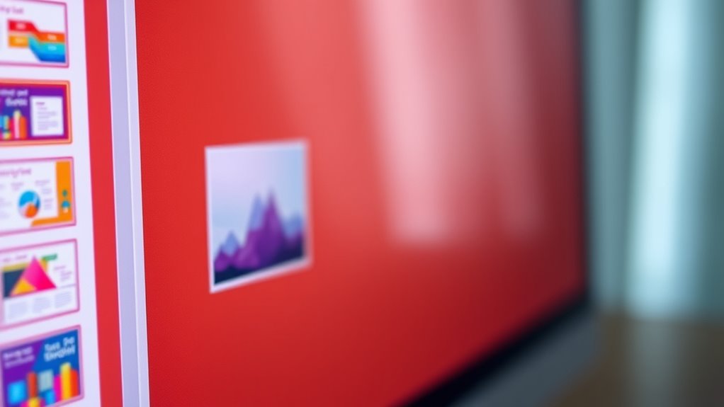 access powerpoint thumbnail pane