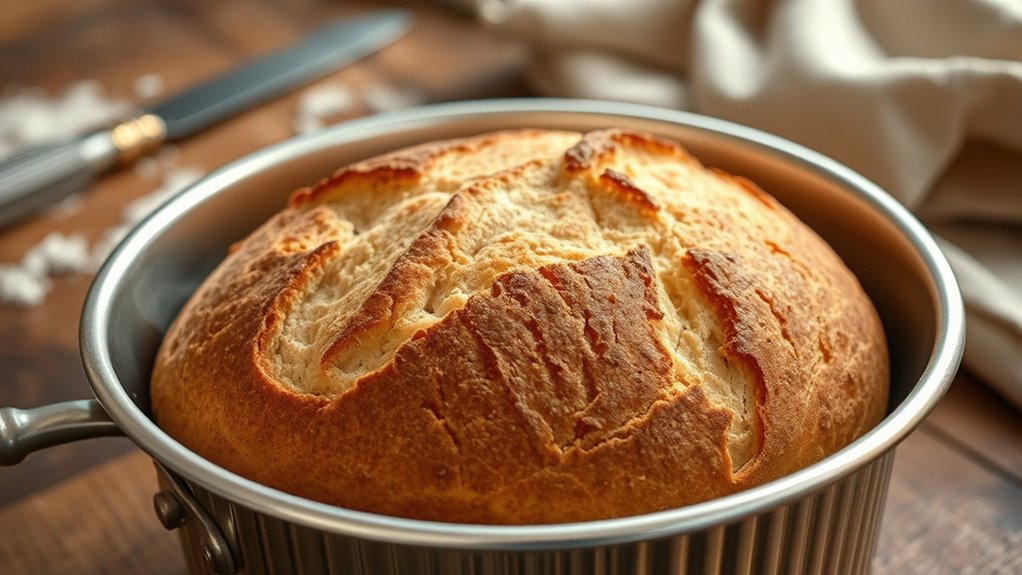 aluminum pans enhance sourdough