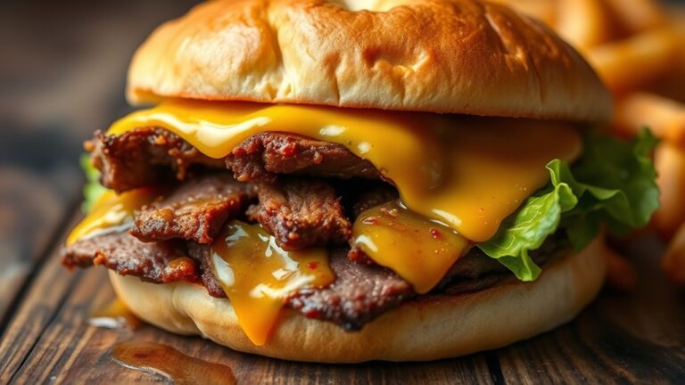 arby s beef and cheddar calories