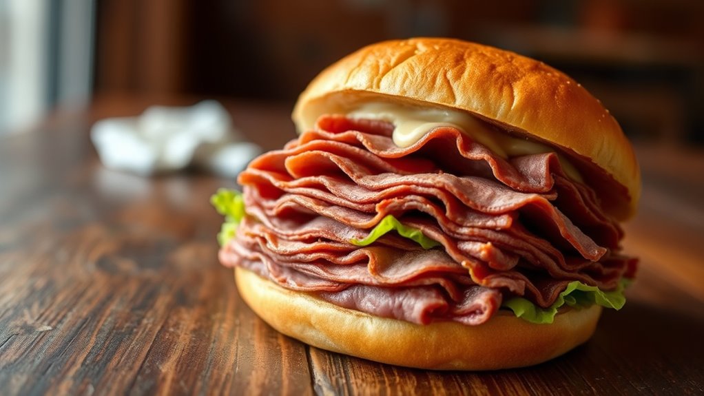 arby s classic roast beef calories