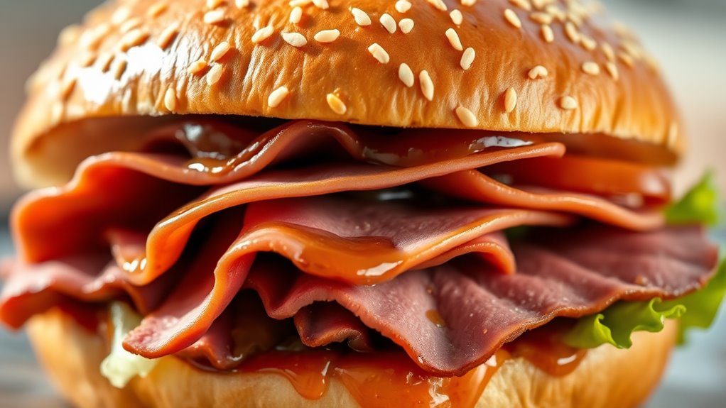 arby s classic roast beef calories