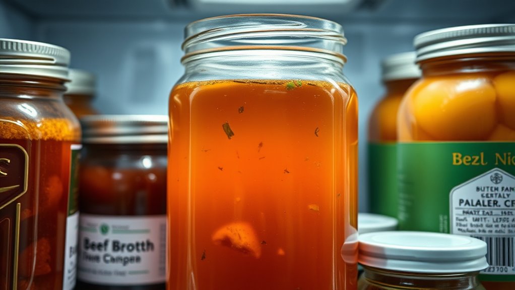beef broth fridge storage guidelines