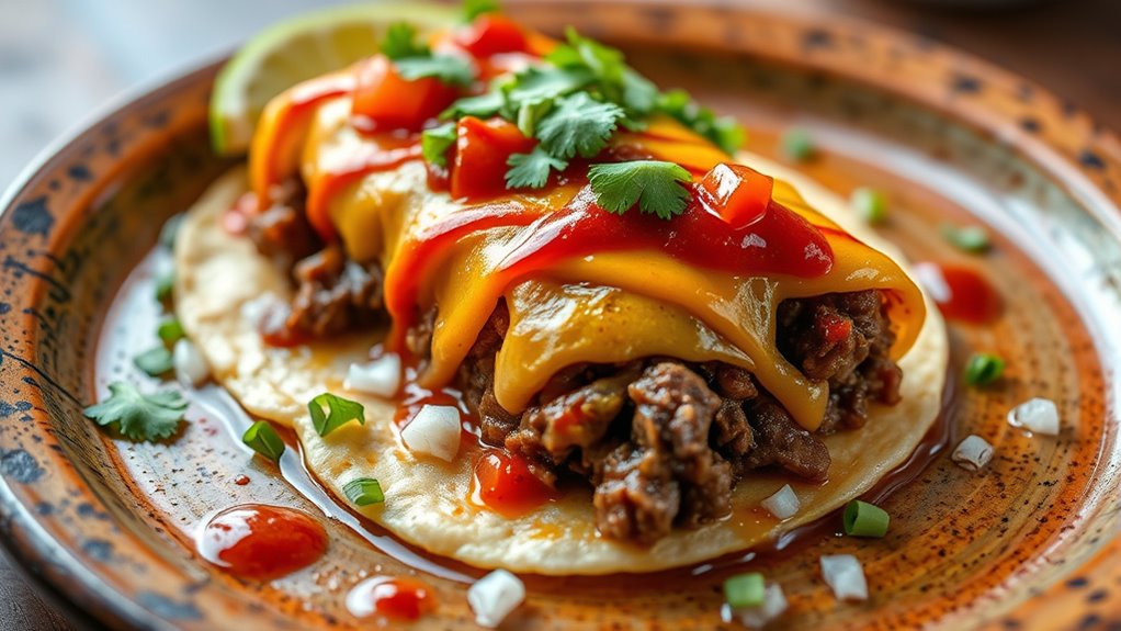 beef enchilada calorie awareness