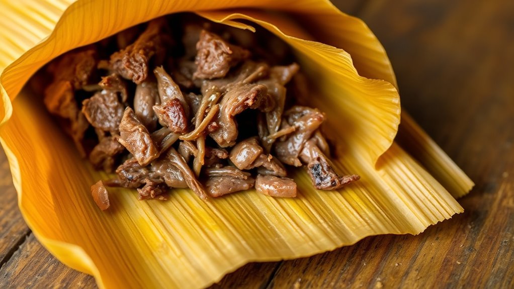 beef tamale calorie range