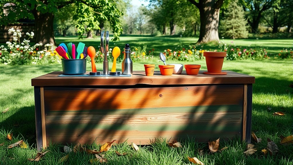 build a fun mud kitchen