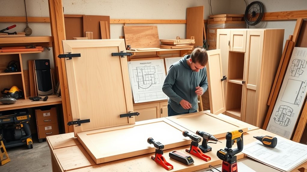build kitchen cabinets easily