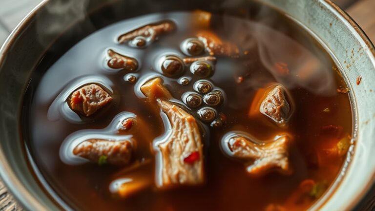 calories in beef broth