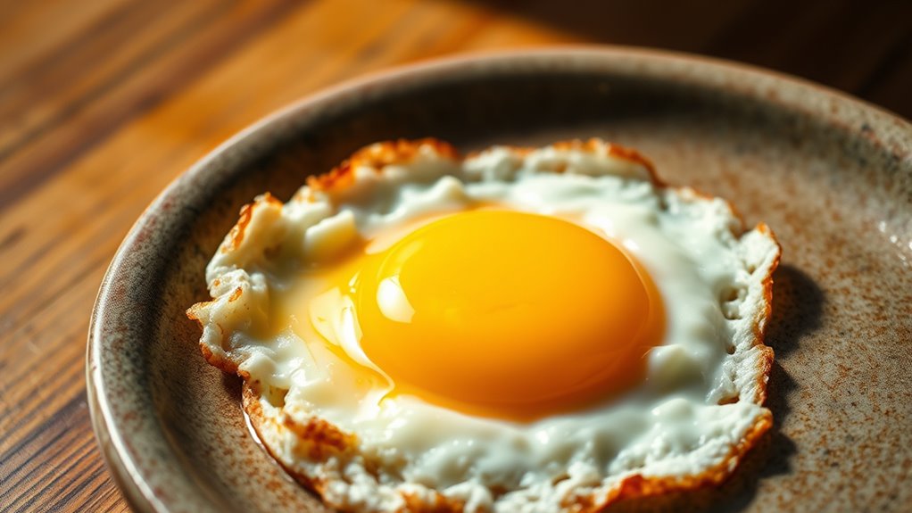 calories in fried egg