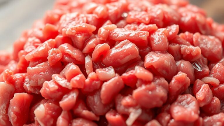 calories in ground beef