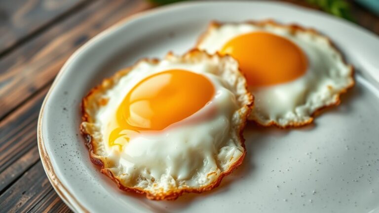 calories in two fried eggs