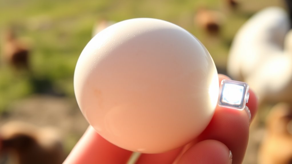 check eggs for fertility