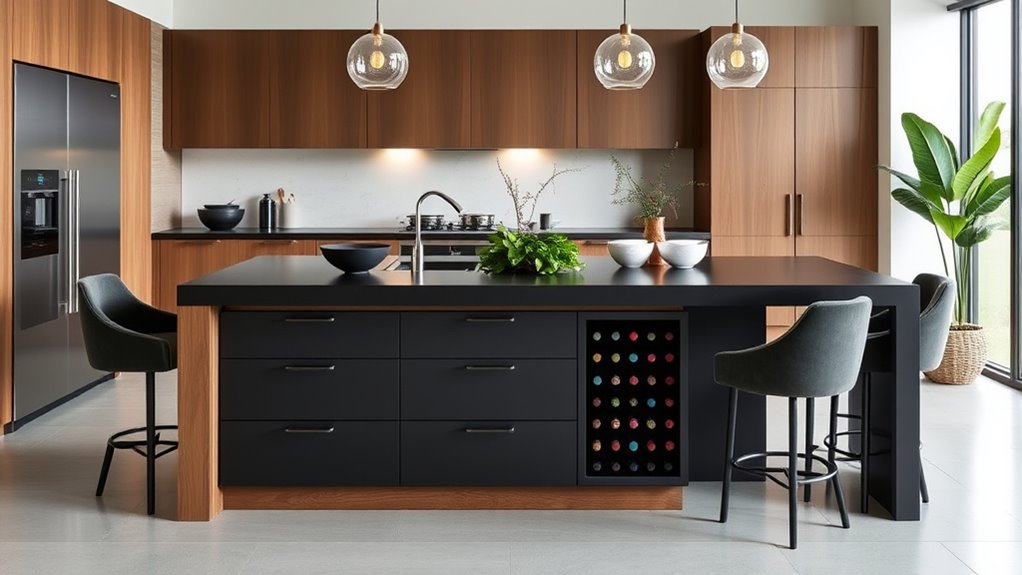 cohesive kitchen island style