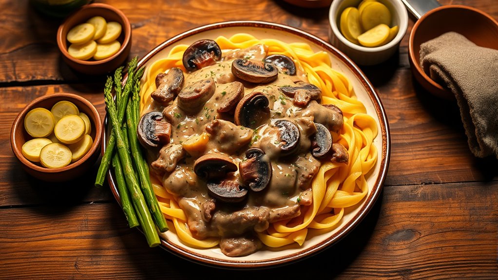 complementary sides for stroganoff