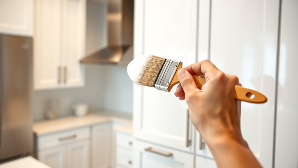 cost effective diy cabinet painting