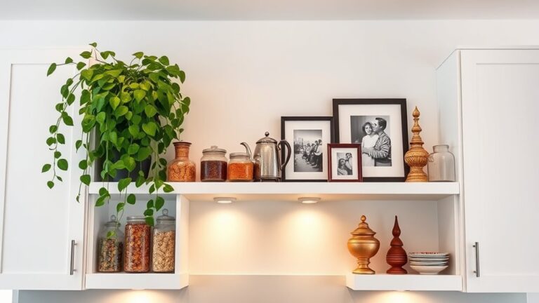 creative kitchen cabinet decor