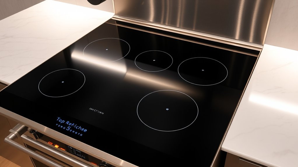 double oven induction ranges
