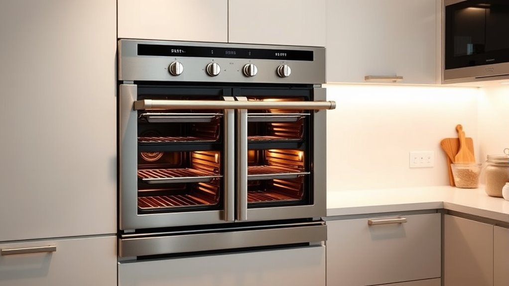 efficient dual compartment gas cooking