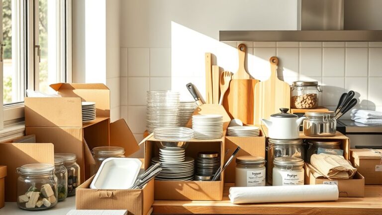 efficient kitchen packing strategies