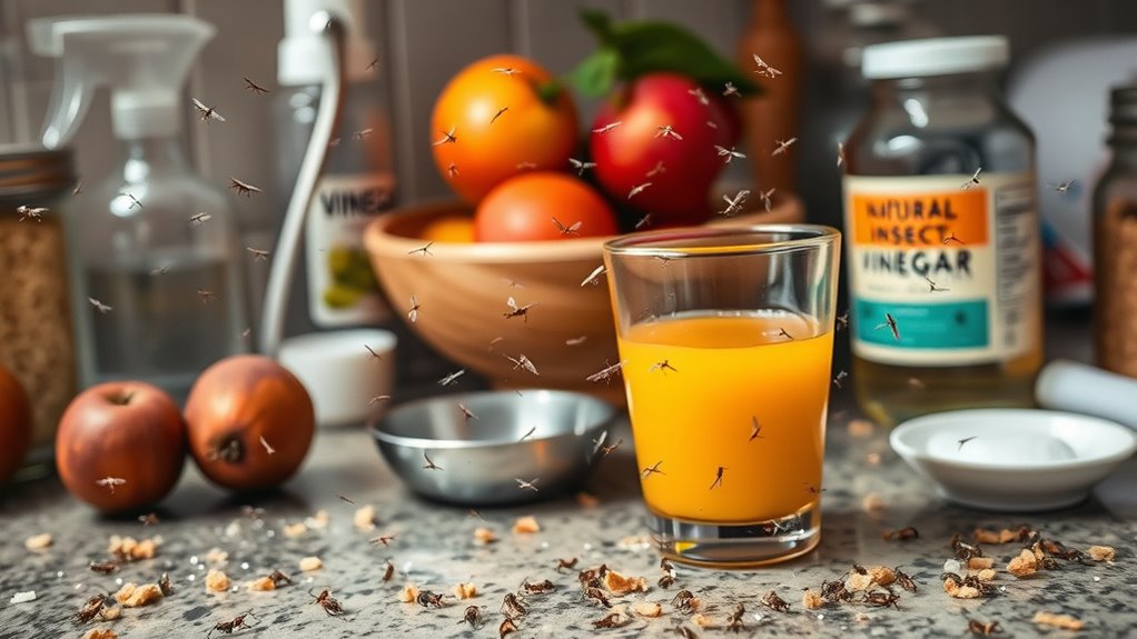 eliminate kitchen gnat infestation