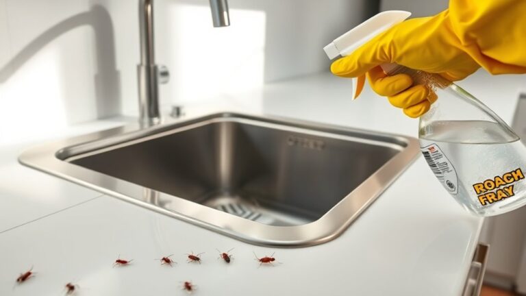 eliminate roaches from kitchen