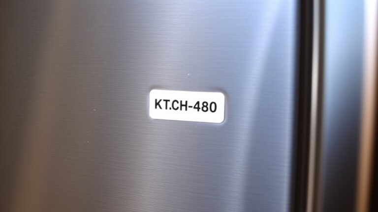 find kitchenaid fridge serial