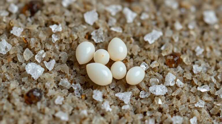 flea eggs resemble salt