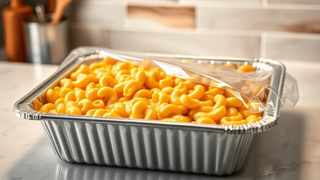 freeze mac and cheese