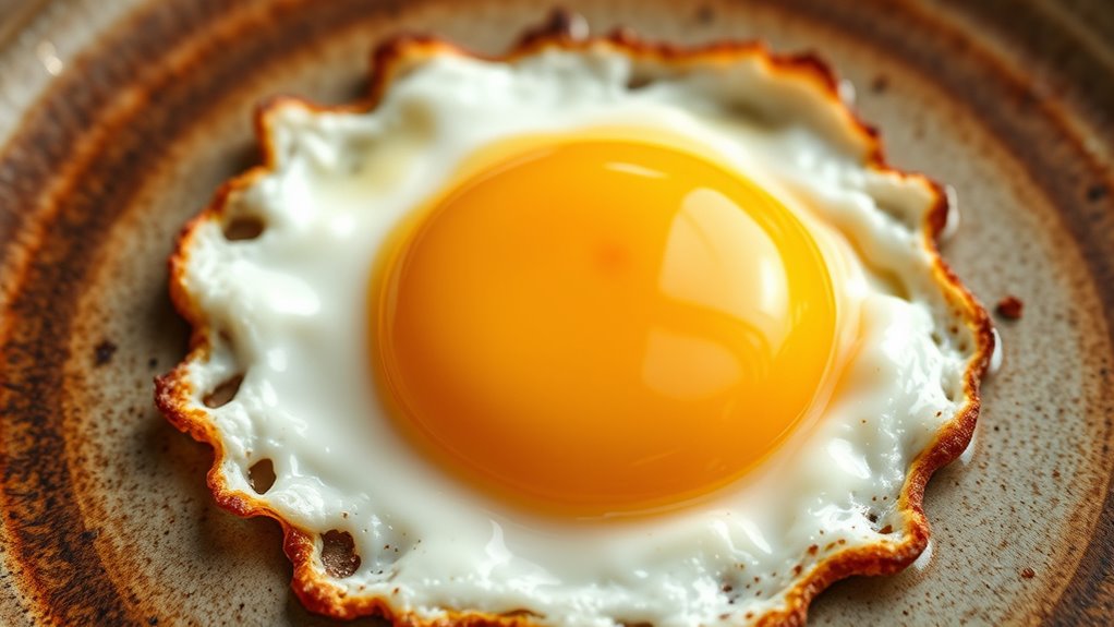 fried egg calorie variations