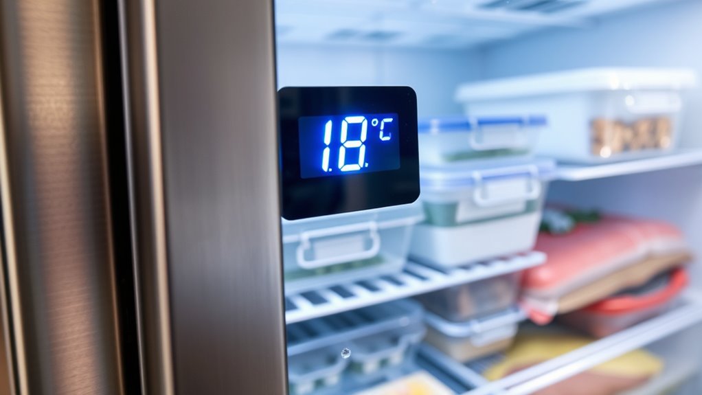 ideal freezer temperature 0 f