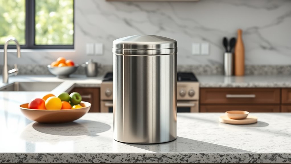 ideal kitchen trash size