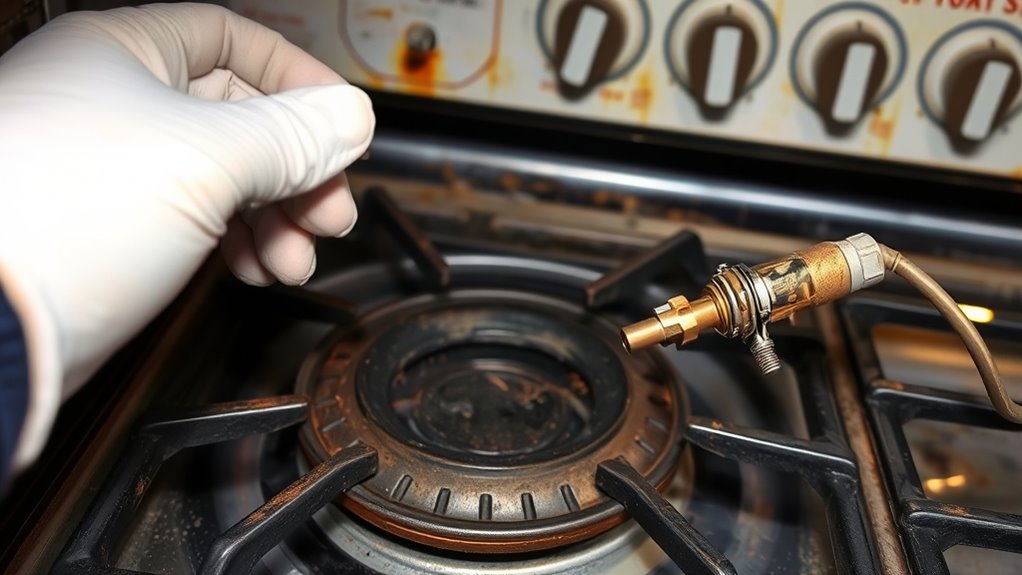 identify gas stove issues