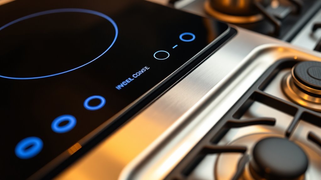 induction heats cookware directly