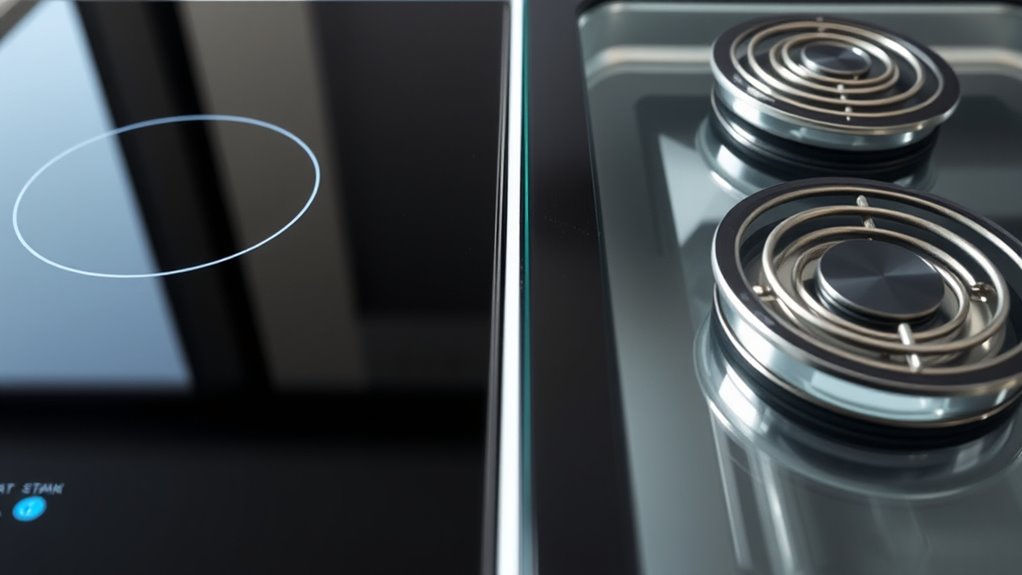 induction versus glass cooktops