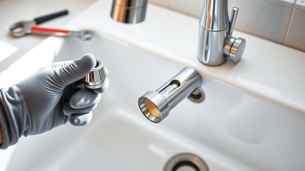 install kitchen faucet easily