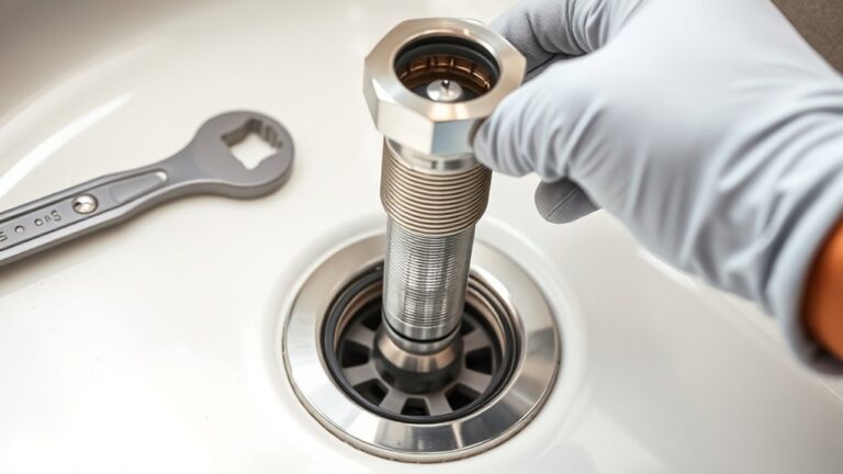 install kitchen sink drain