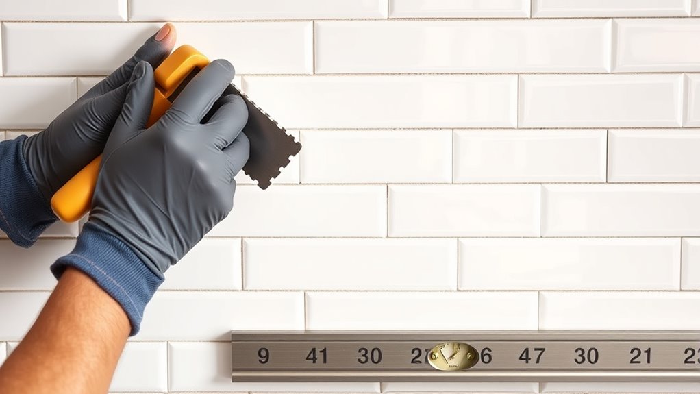 install your kitchen backsplash