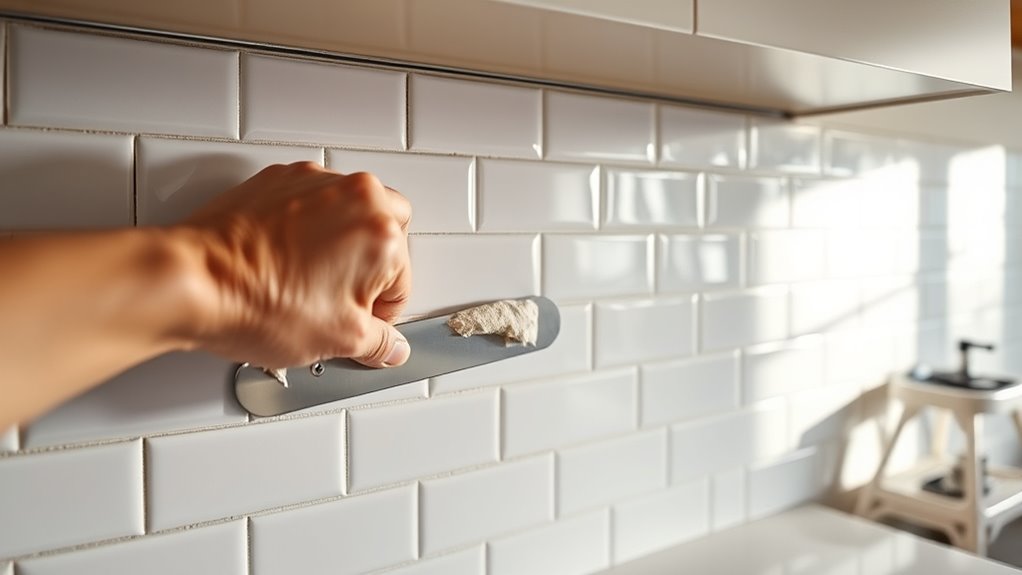 installing kitchen backsplash easily