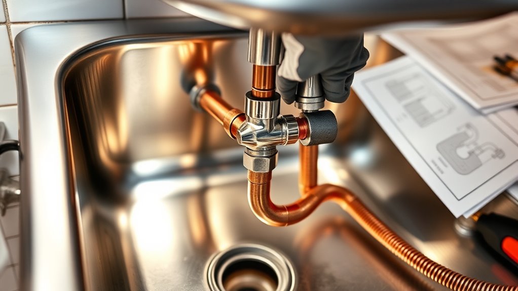 master kitchen sink plumbing