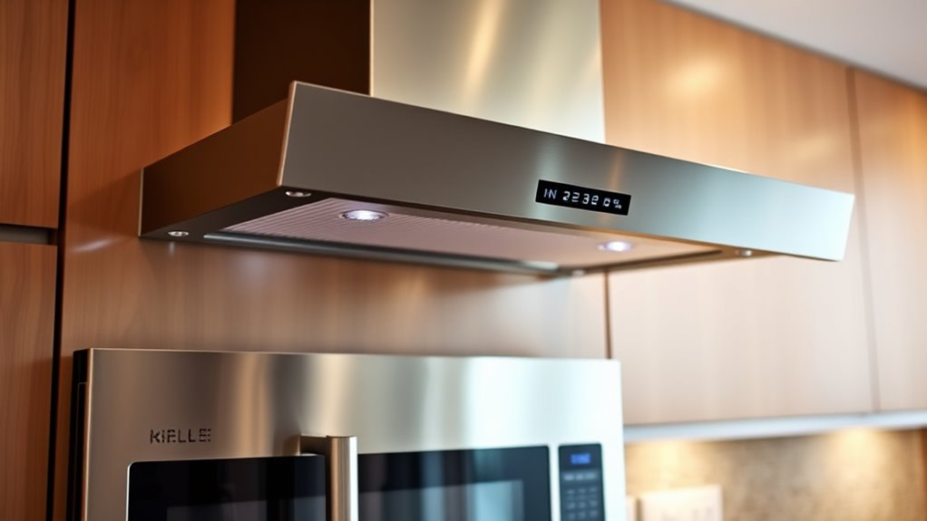 microwave oven ventilation system