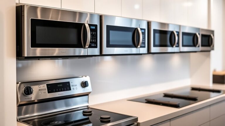 microwave ovens above ranges