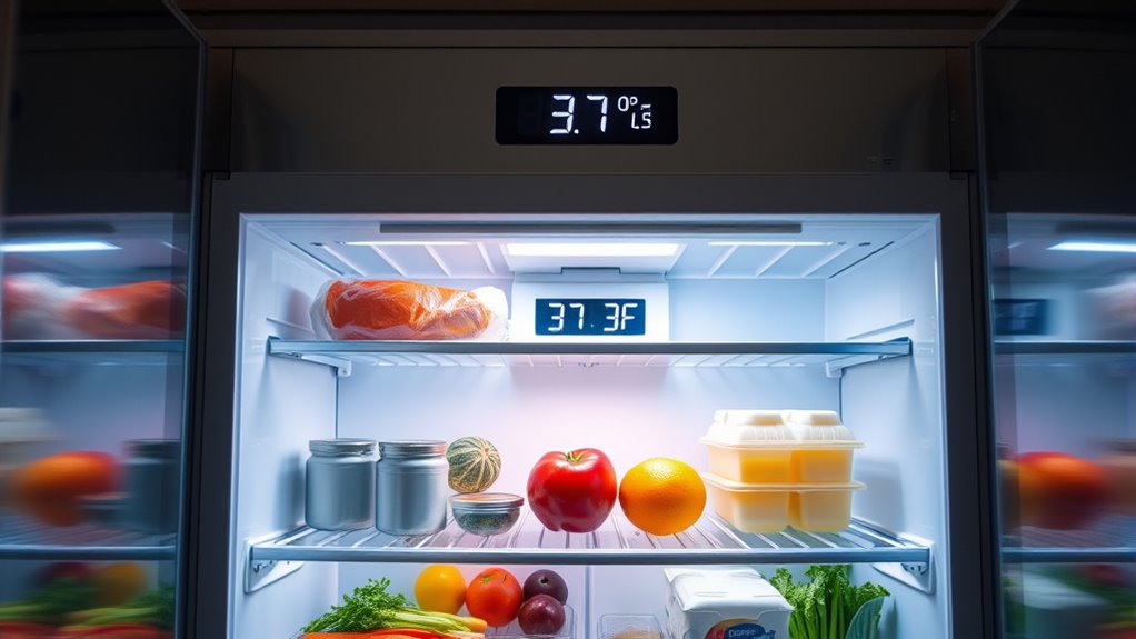 optimal fridge freezer temperature