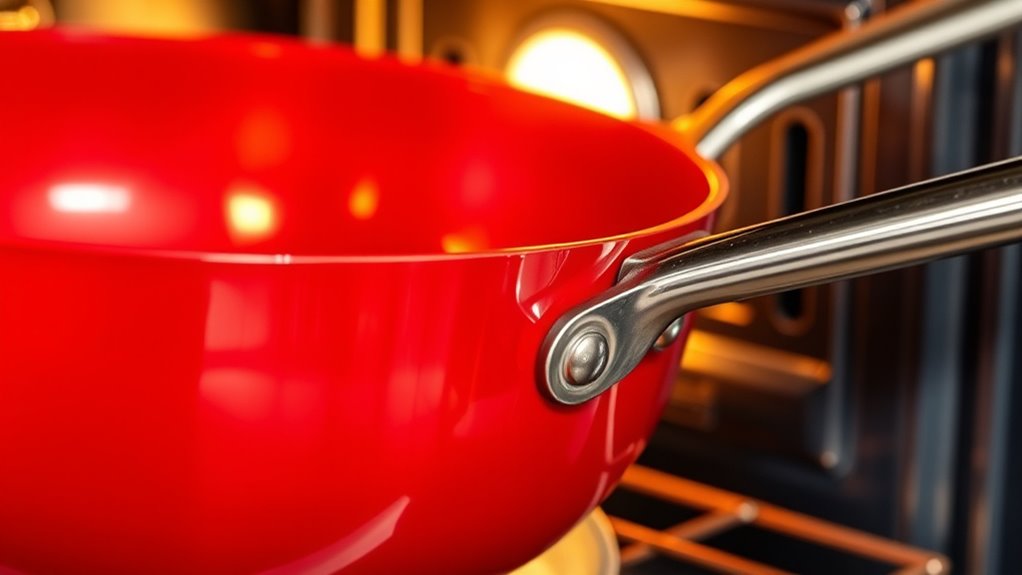 oven safe check handles carefully