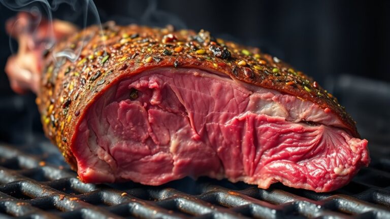 perfectly smoked beef roast