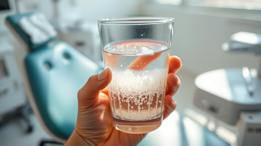 post extraction salt water rinse