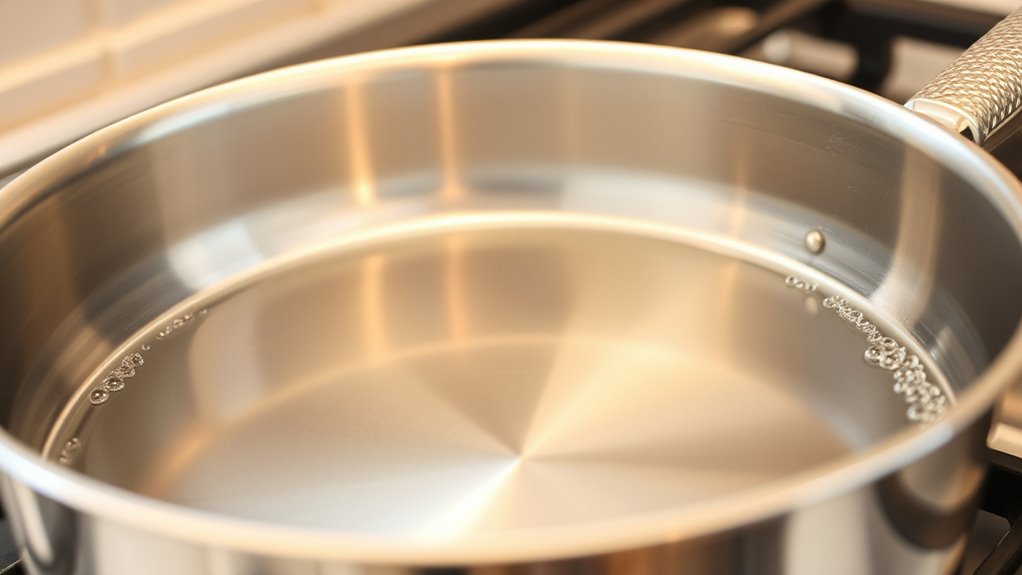 prepare aluminum pan safely