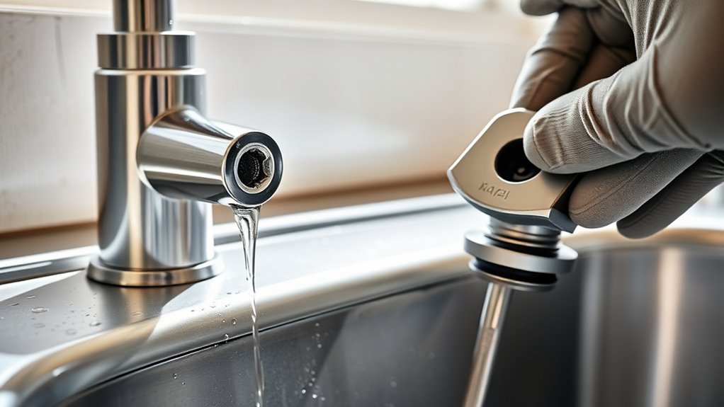 repair kitchen faucet leaks