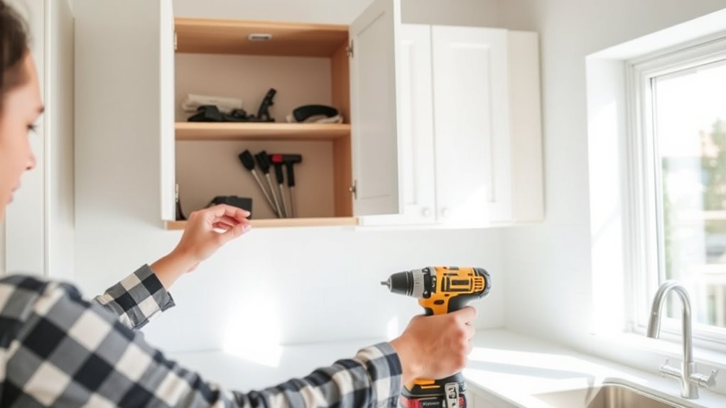 replace kitchen cabinets easily