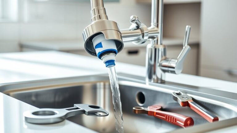 replace kitchen sink faucet