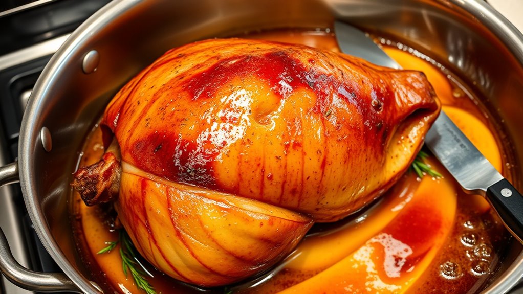 roast ham in roaster