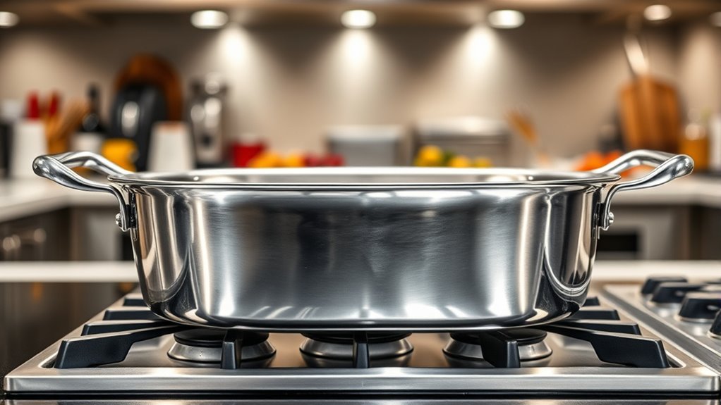 roasting pan stovetop caution